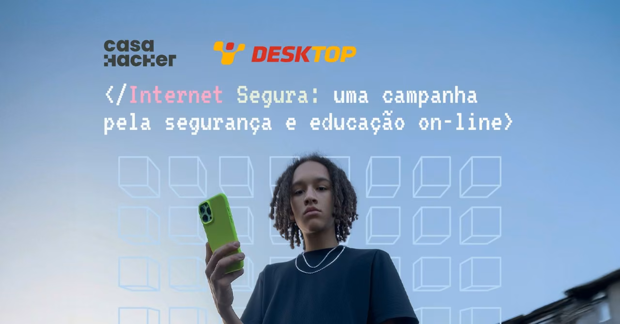 Arte de divulgação do evento Formação de Educadores: Internet Segura