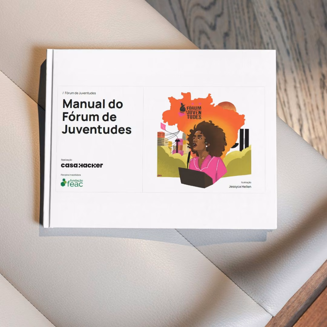 Capa do Manual da Tecnologia Social do Fórum de Juventudes